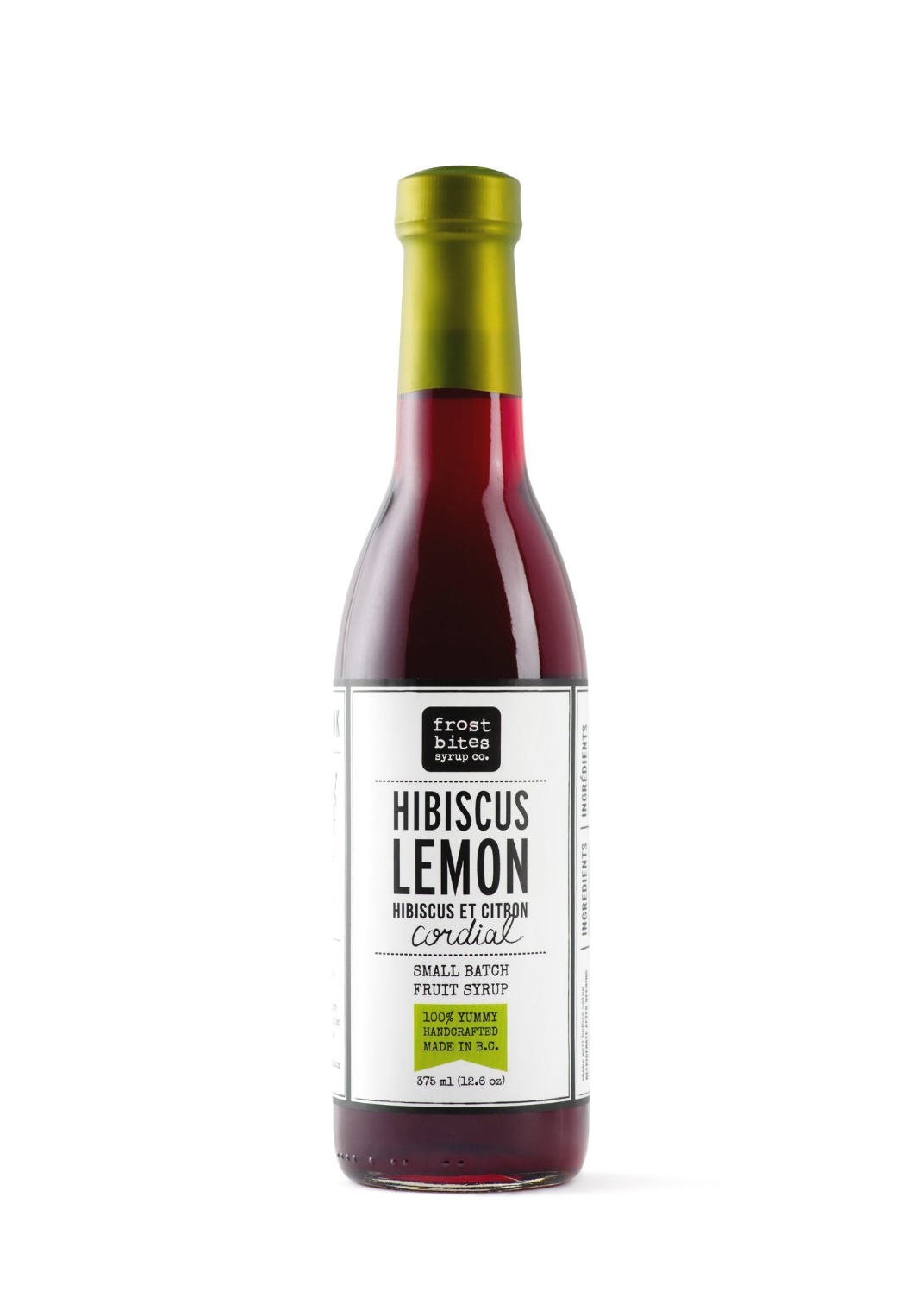 Hibiscus Lemon Frostbites syrup