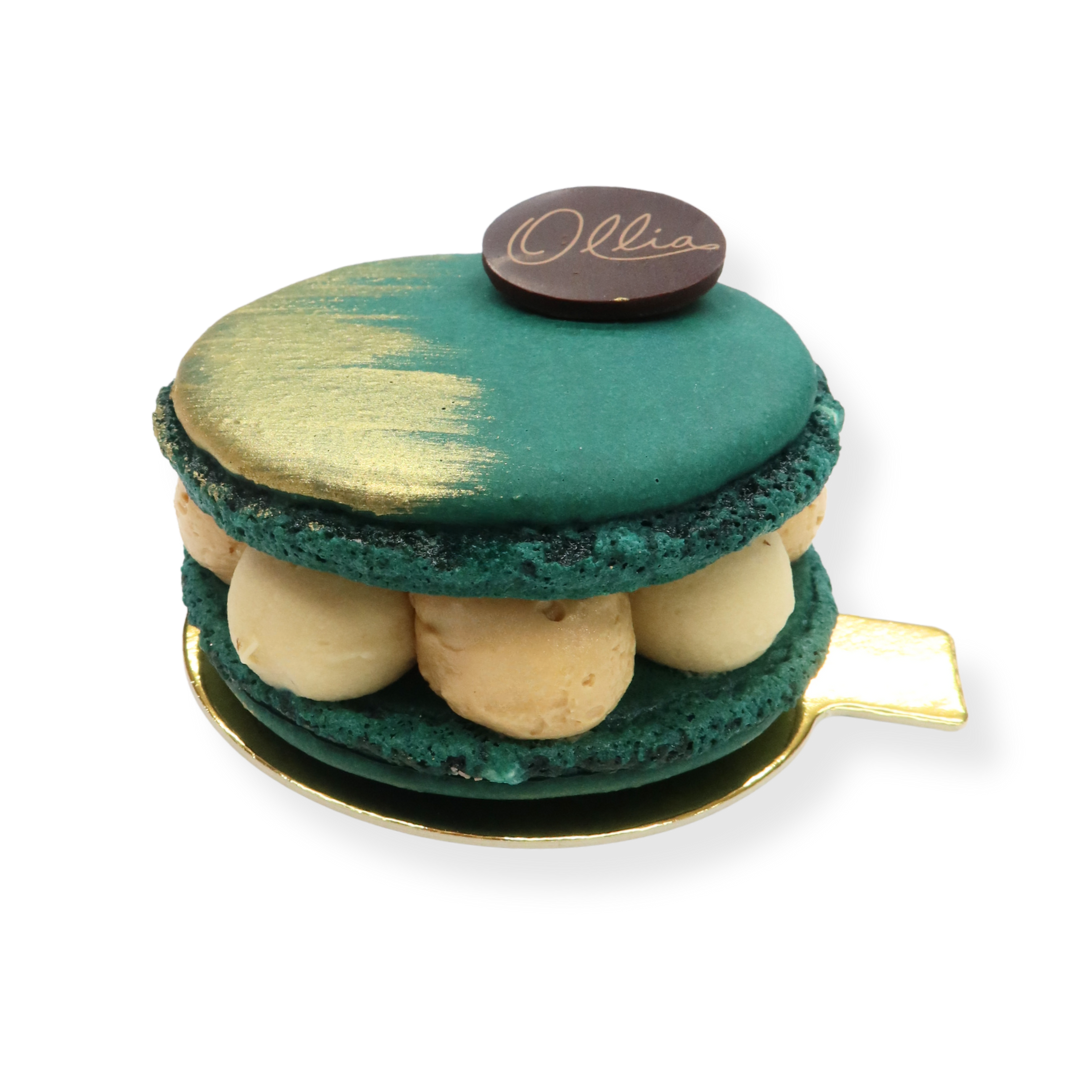 Coming Soon: Caramel Pecan Pie Macaron Mini Cake