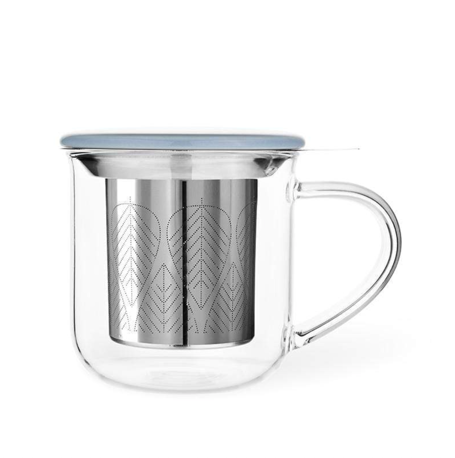 Minima Eva Glass Mug & Porcelain Lid w/ Infuser - VIVA 1