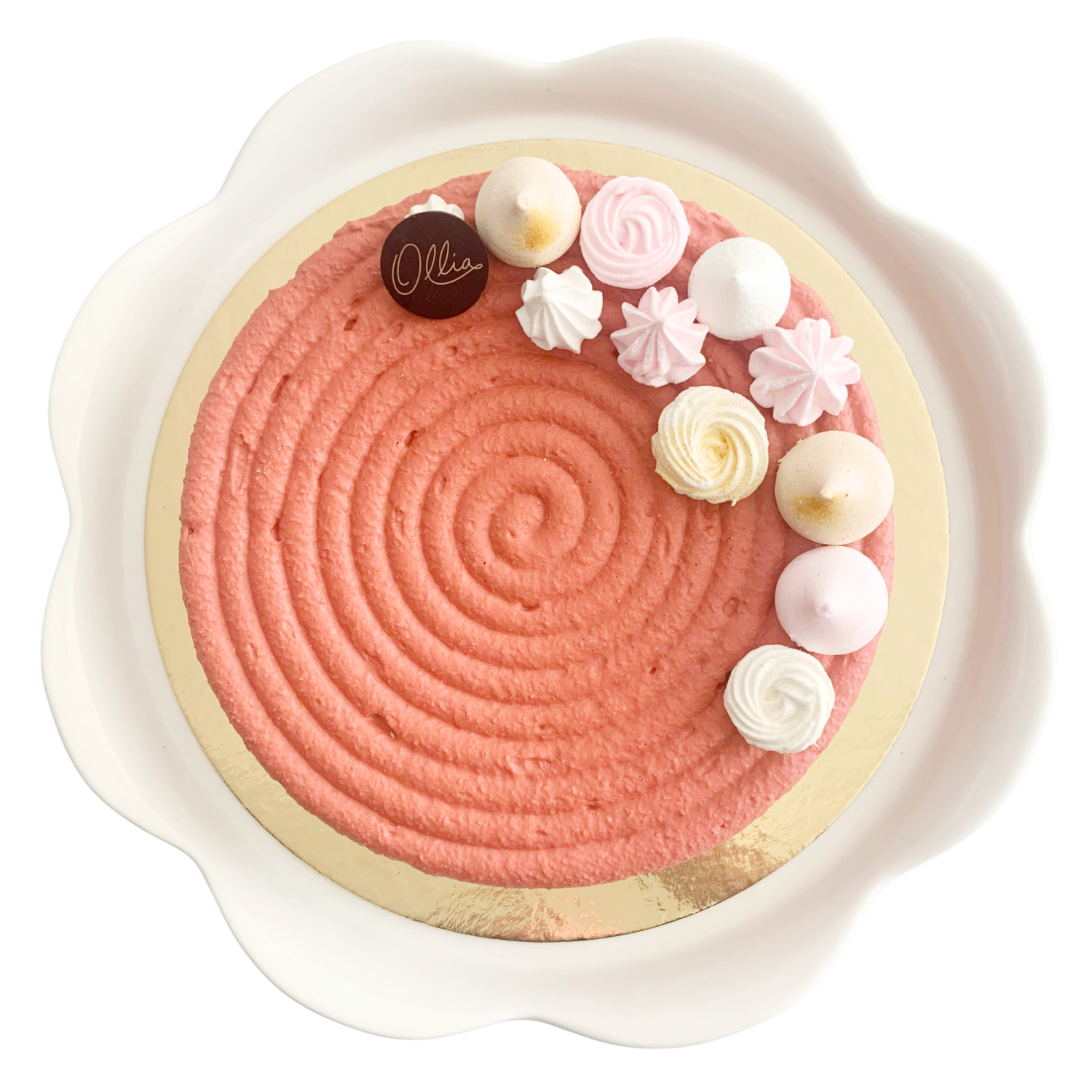Macaron Cake - Raspberry Dark Chocolate (Dairy Free)