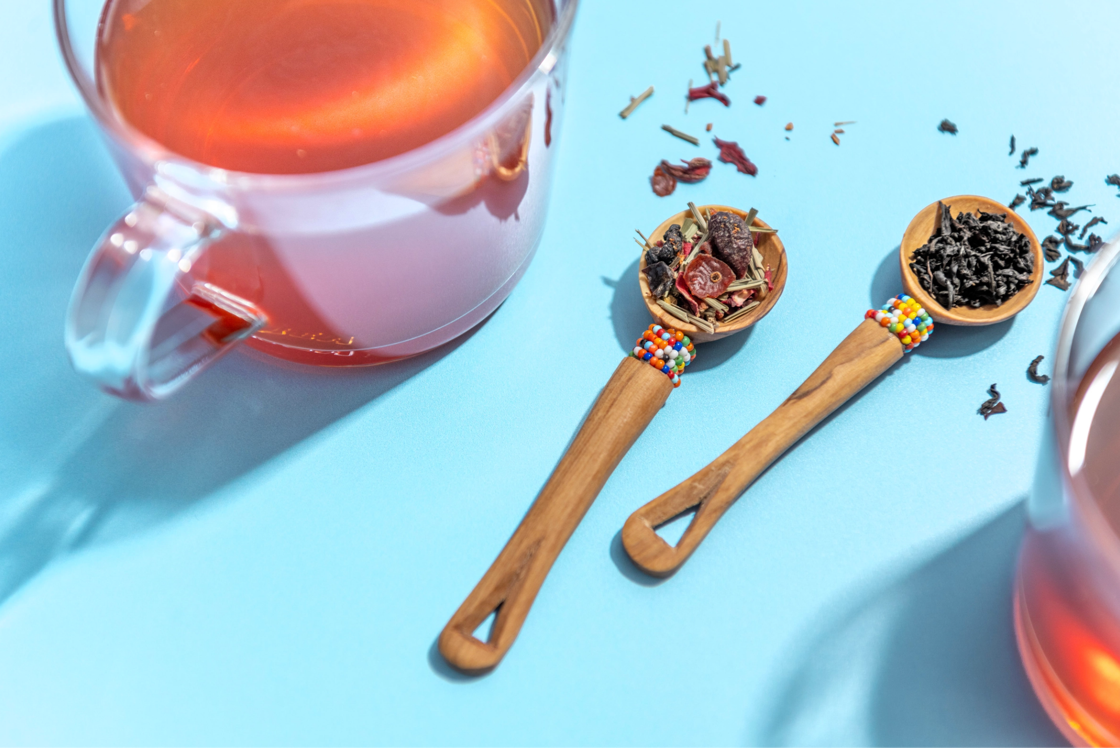 hand carved beaded spoons justea