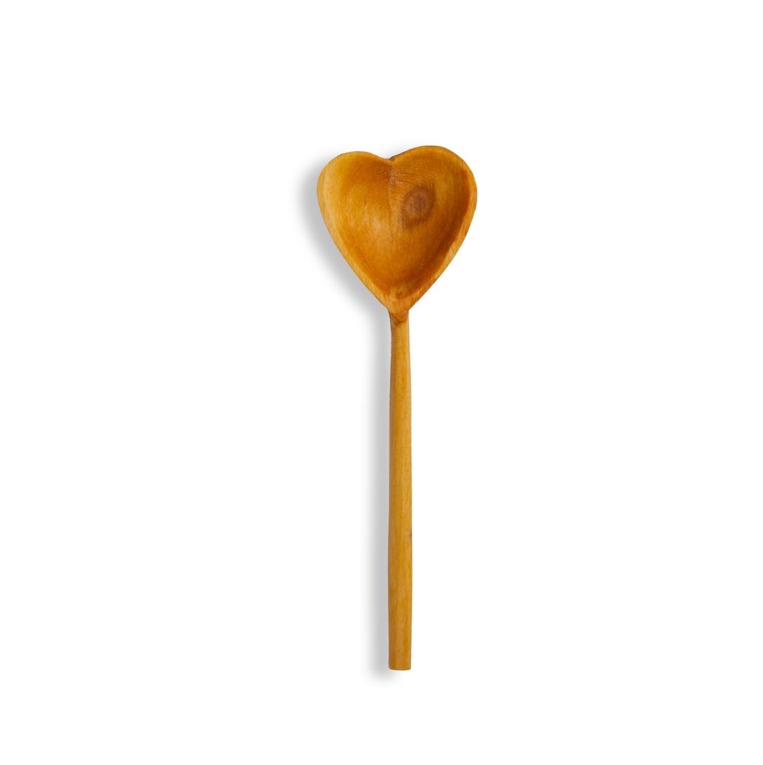 hand carved heart spoon