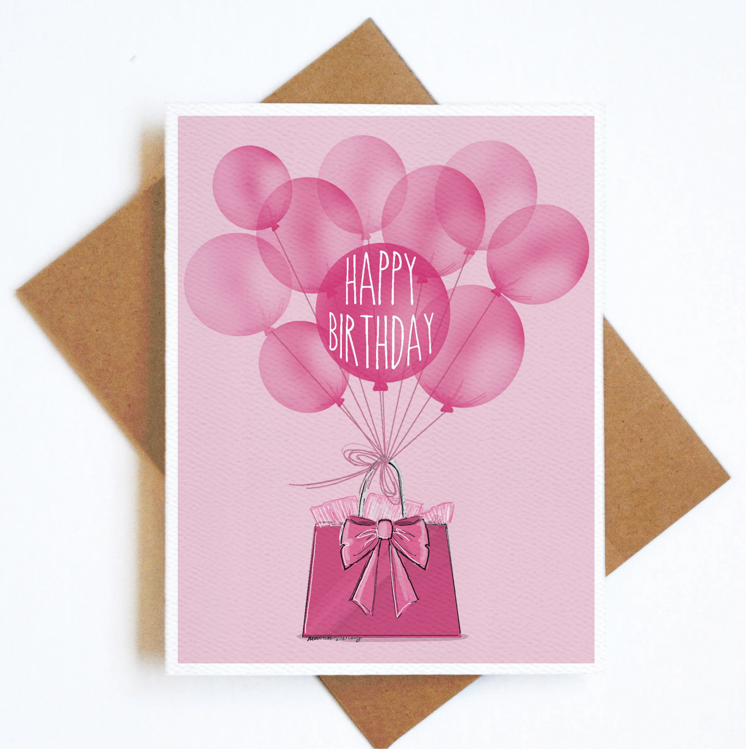 Balloon Bag card