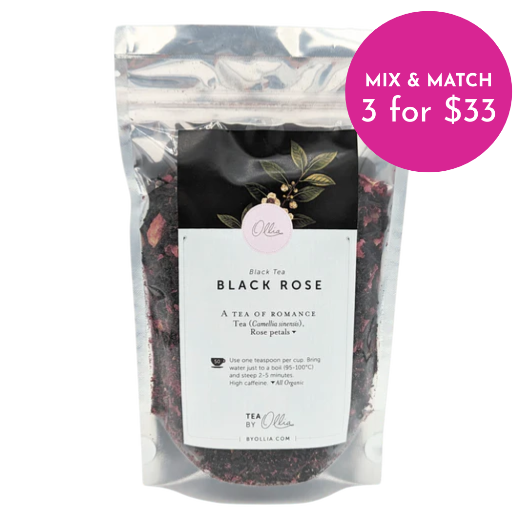 Black Rose By Ollia - Loose Leaf Pouch
