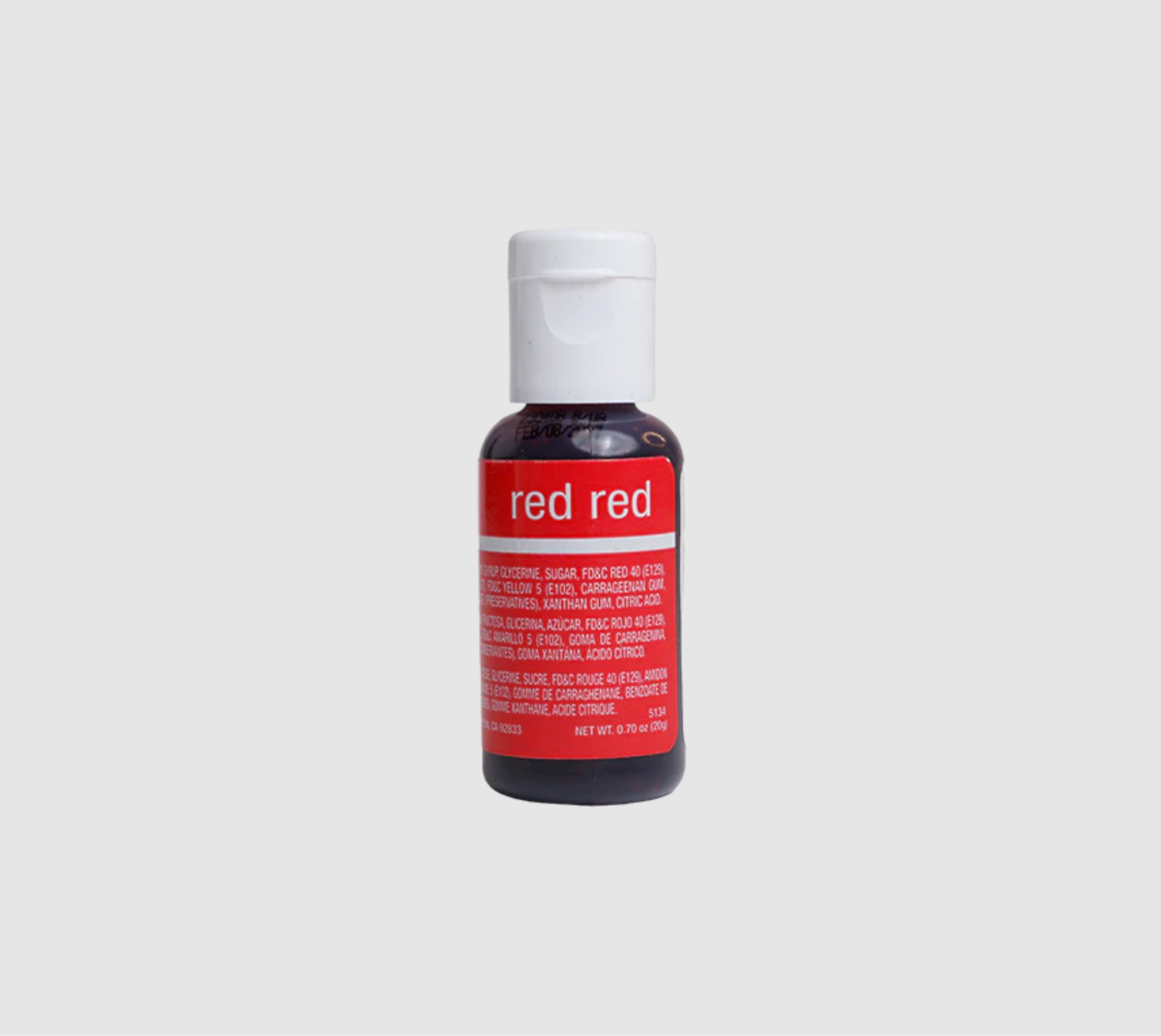 Gel food colouring Red Red