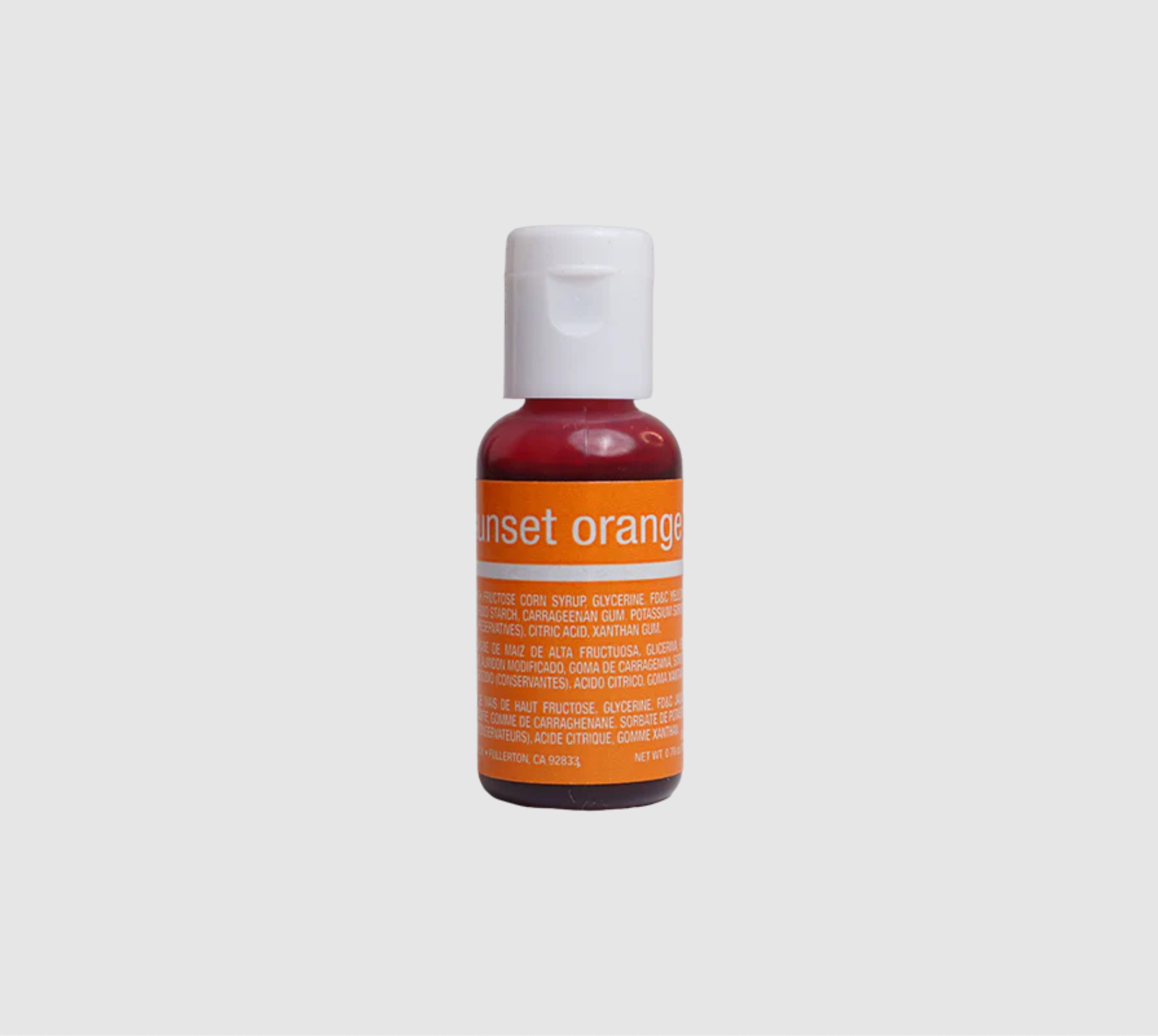 Gel food colouring Sunset Orange