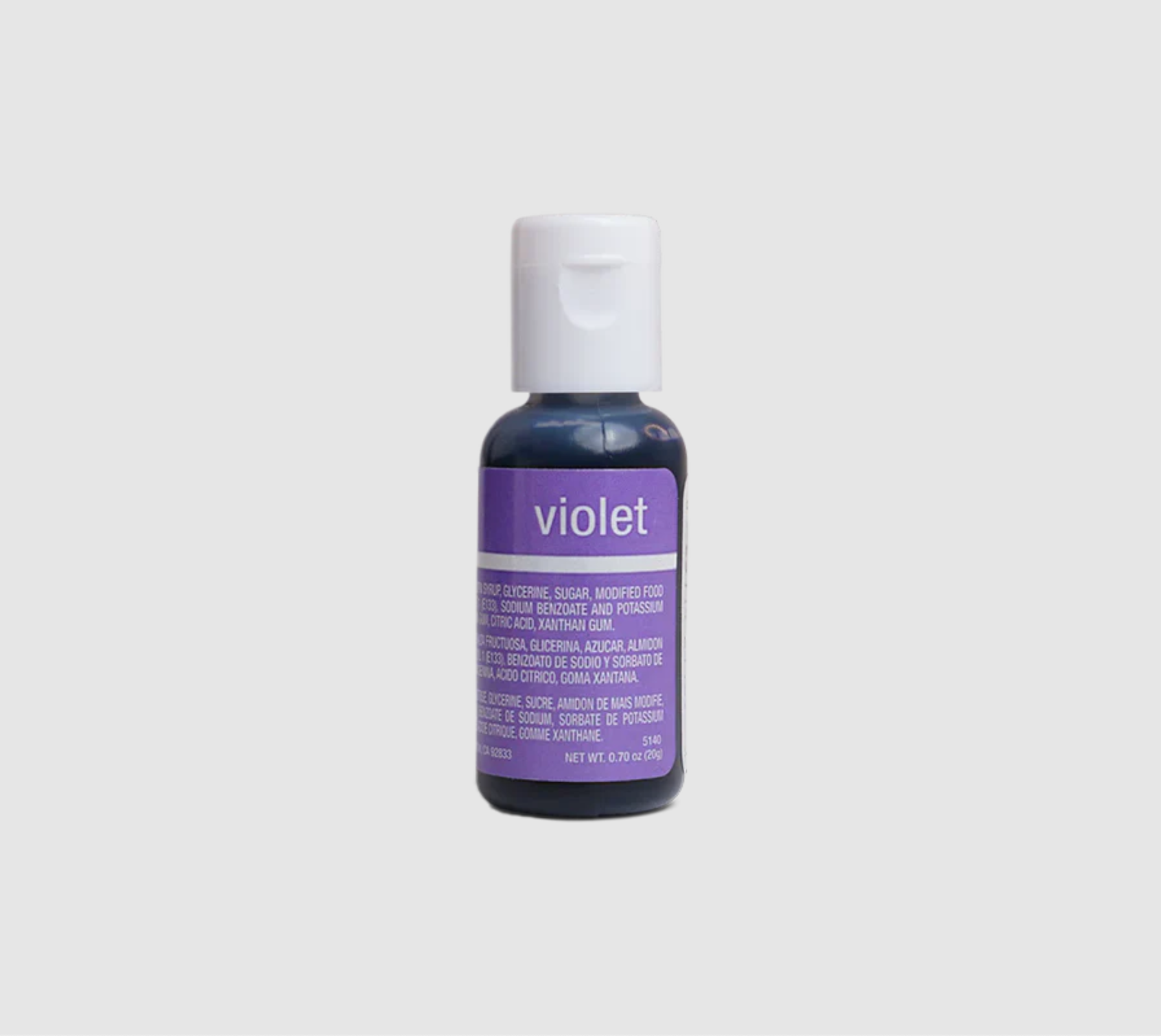 Gel food colouring violet