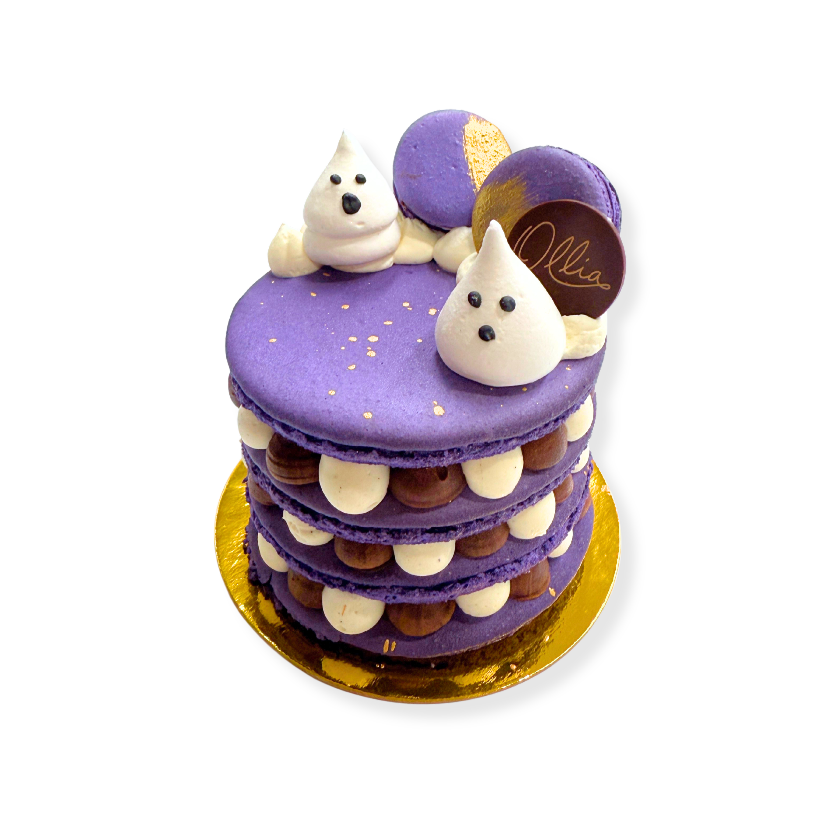COMING SOON: 5" Ghosty Macaron Cake