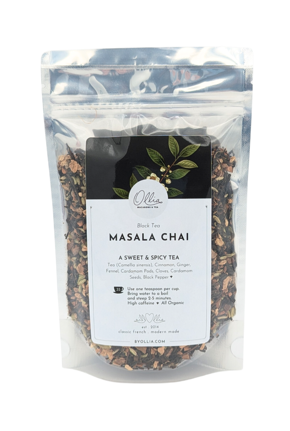 Masala chai tea pouch