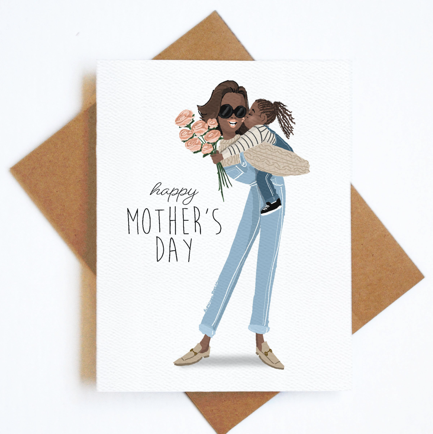 Piggyback mom card