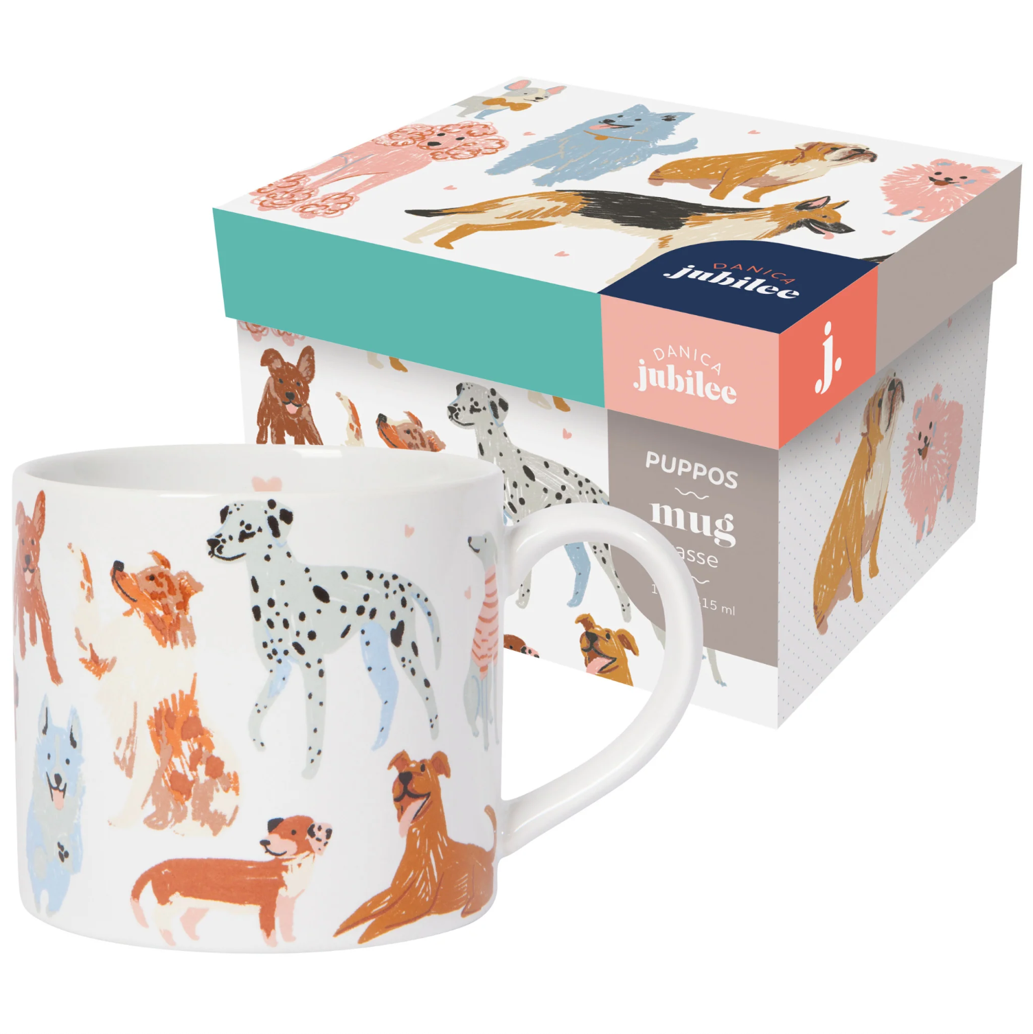 Mug in Box - Dogs 14 oz