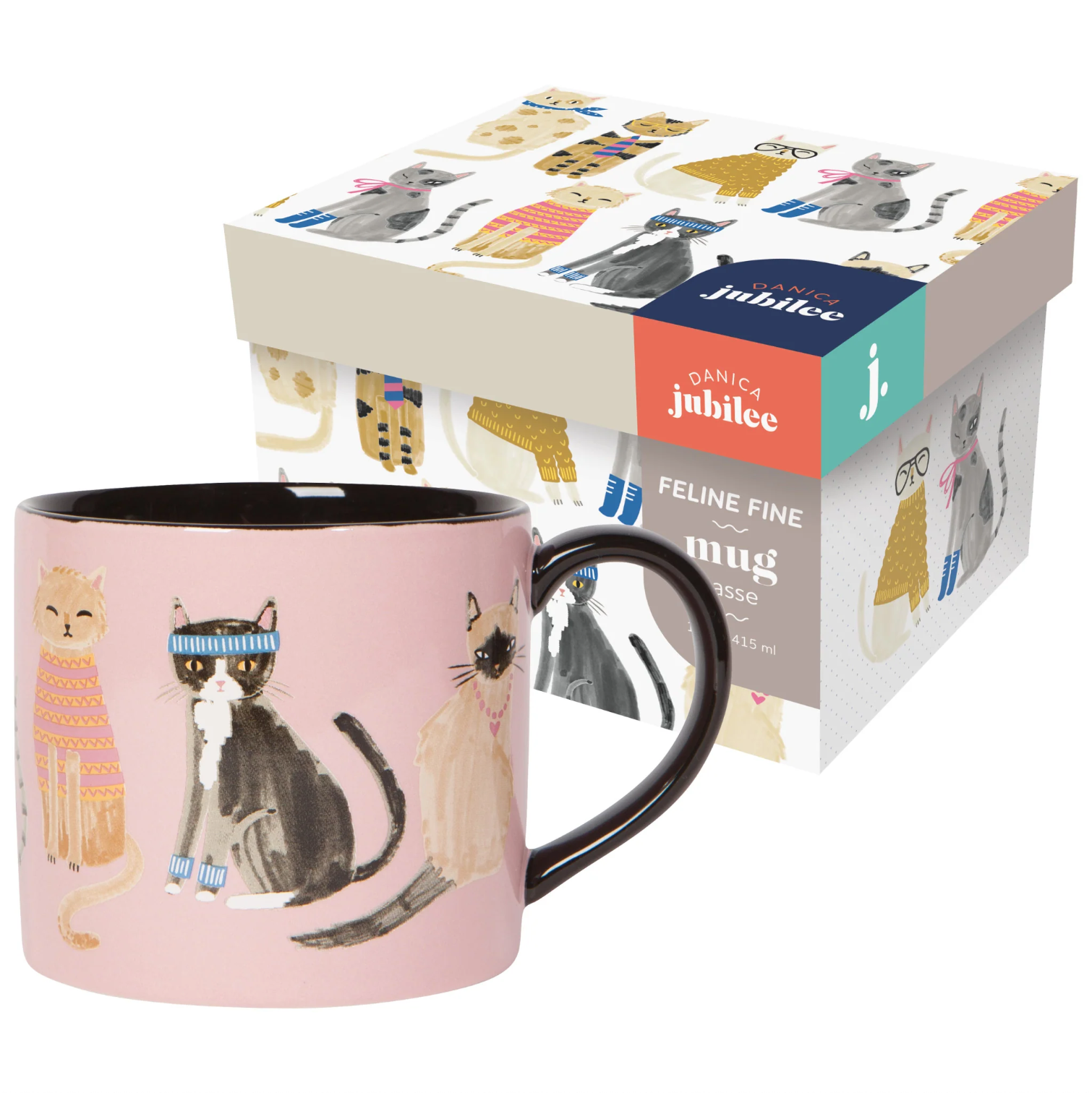 Mug in a Box - Cats 14 oz