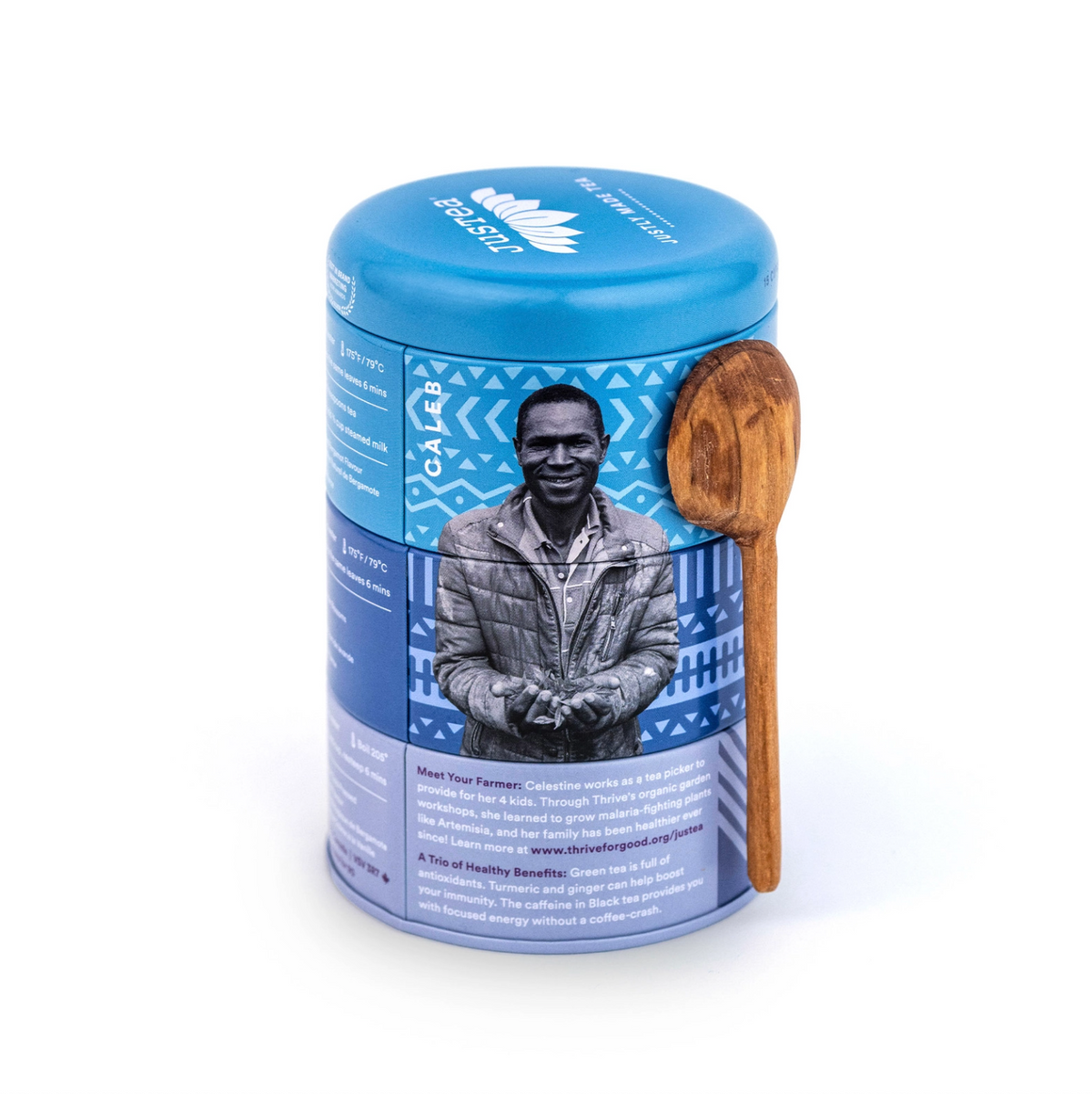 Earl Grey Tea Trio Tin & Spoon - JusTea
