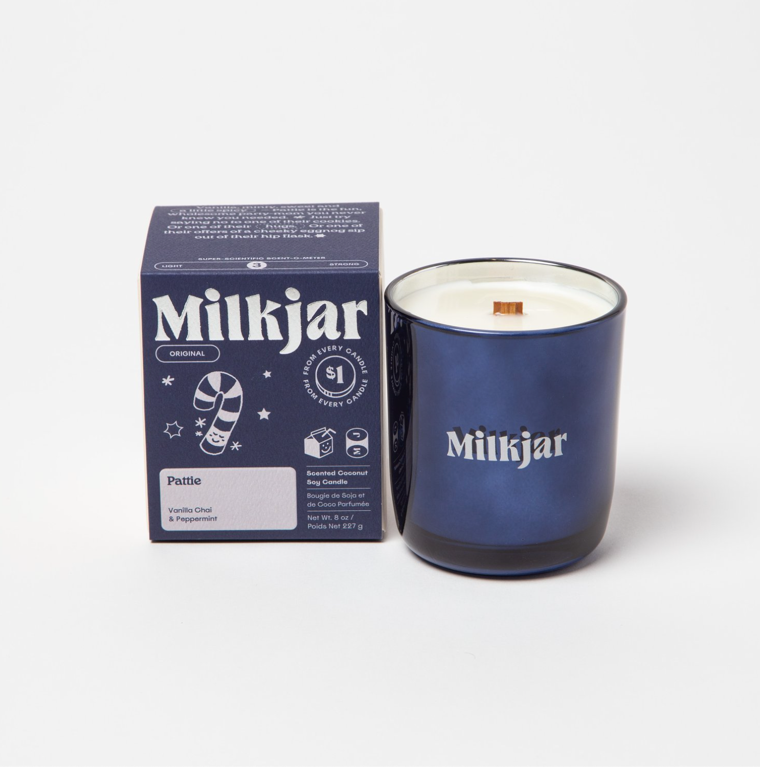 Milk Jar - 8oz Seasonal Candles