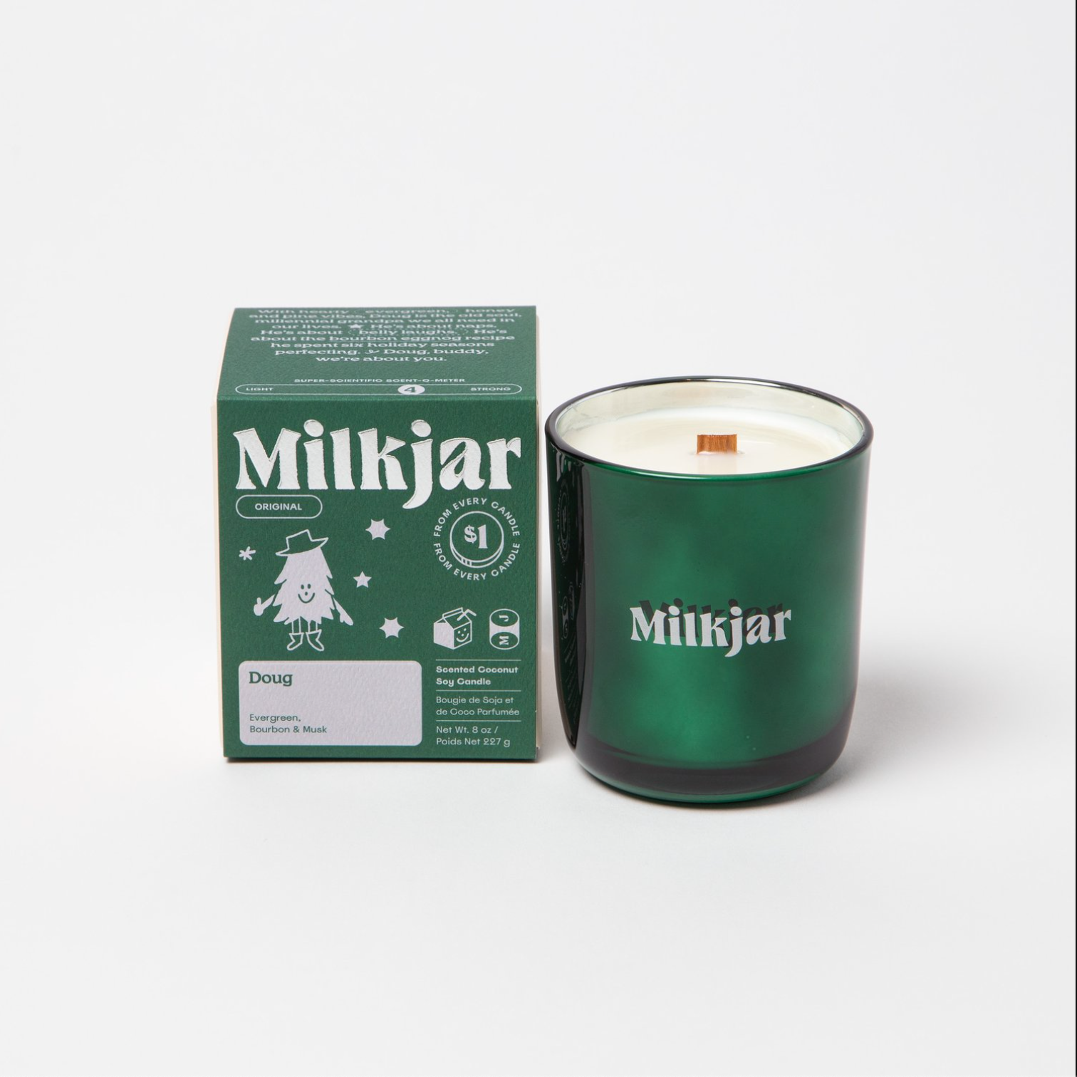 Milk Jar - 8oz Seasonal Candles