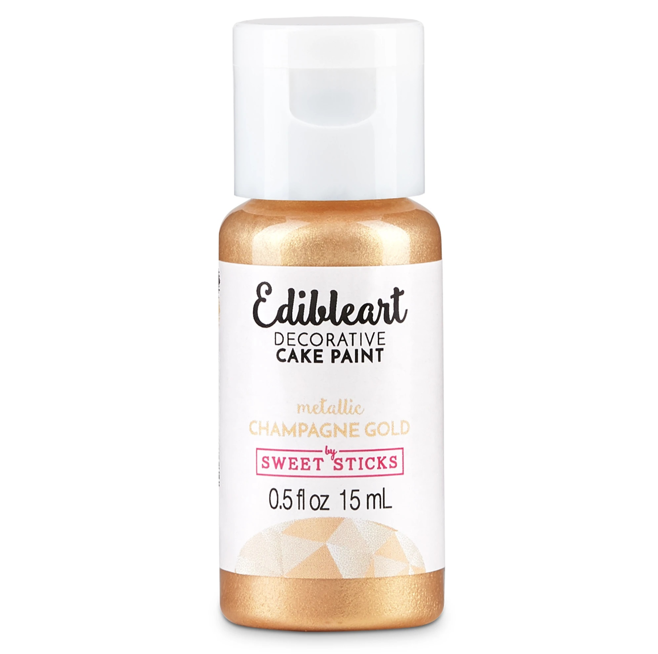 edibleart sweetstick champagne gold