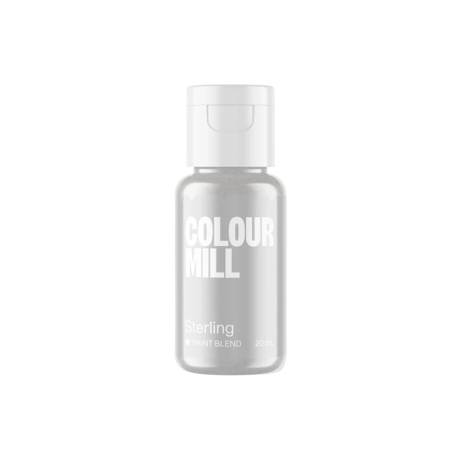 Edible Metallic Paint 20ml - Sterling Silver