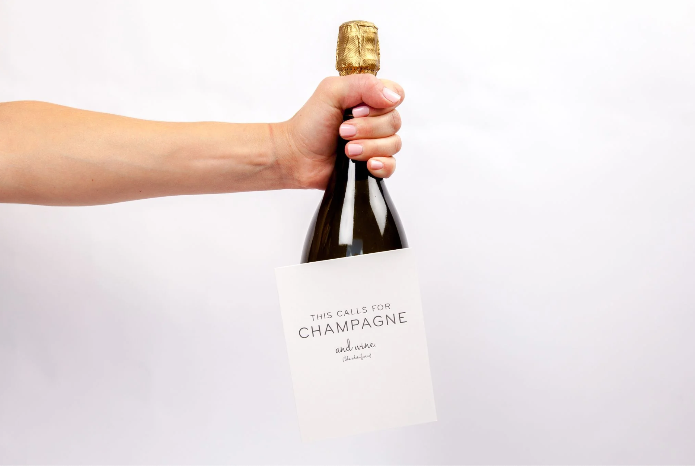 this calls for champagne card2